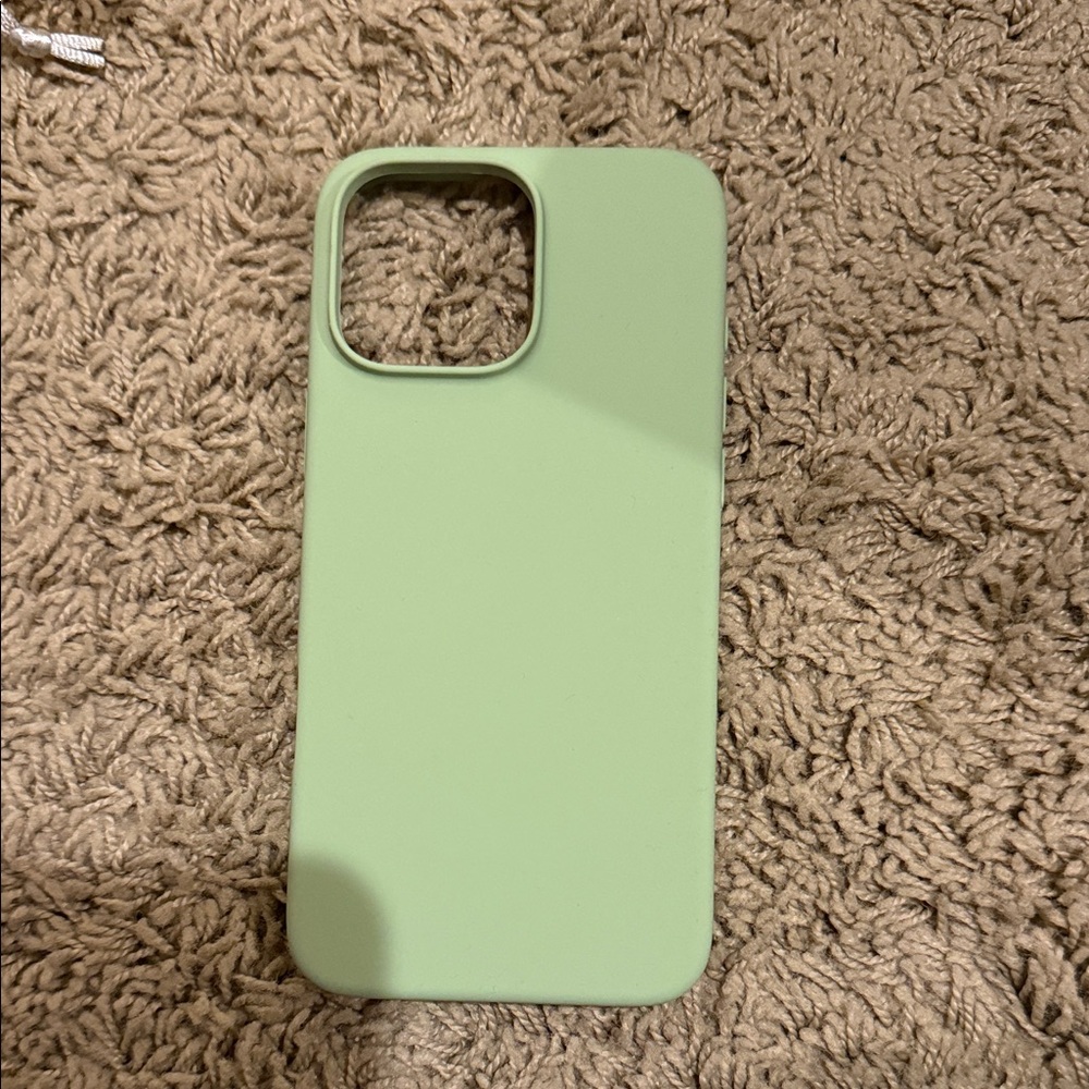 Green Silicone Phone Case